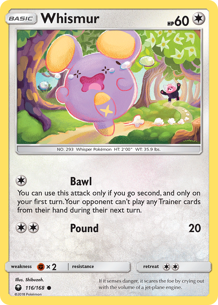 Whismur (116/168) [Sun & Moon: Celestial Storm] | Good Games Adelaide SA