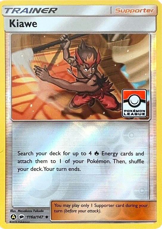 Kiawe 116a 147 Pokemon League 116a/147 (League & Championship Cards)  - Reverse Holofoil | Good Games Adelaide SA