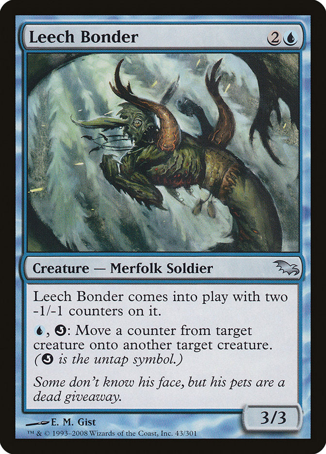 Leech Bonder 43 (Shadowmoor)  - Foil | Good Games Adelaide SA