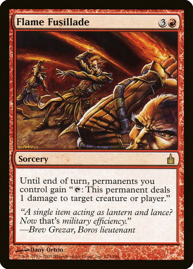 Flame Fusillade 123 (Ravnica: City of Guilds)  | Good Games Adelaide SA