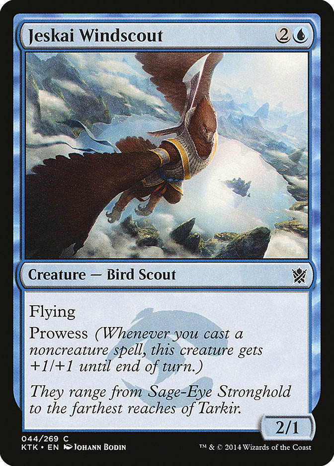 Jeskai Windscout 44 (Khans of Tarkir)  - Foil | Good Games Adelaide SA