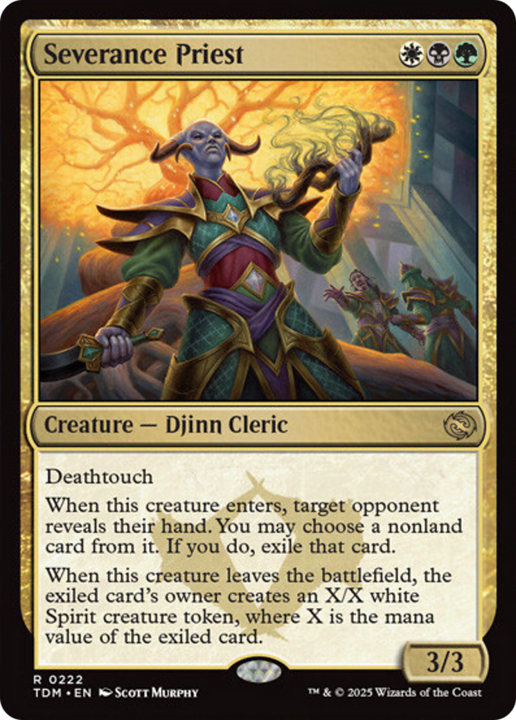 Severance Priest [Tarkir: Dragonstorm] | Good Games Adelaide SA