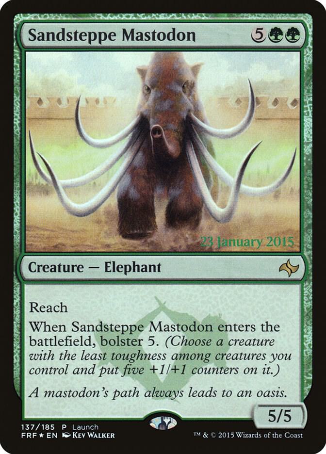 Sandsteppe Mastodon 137 (Launch Party & Release Event Promos)  - Foil | Good Games Adelaide SA