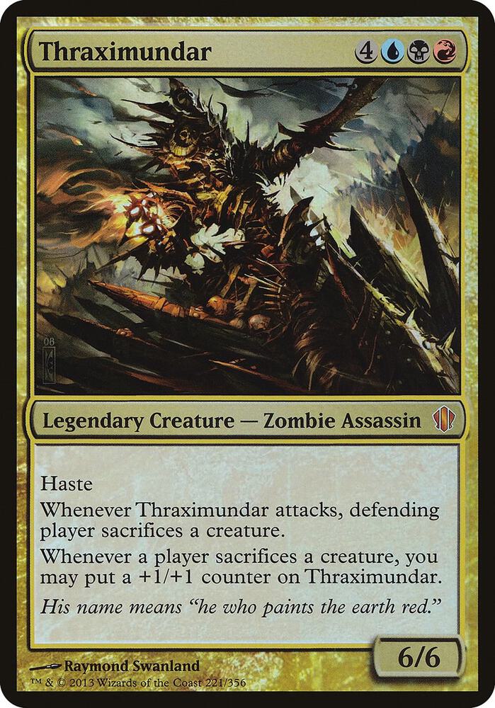 Thraximundar Commander 2013 221 (Oversize Cards)  - Foil | Good Games Adelaide SA