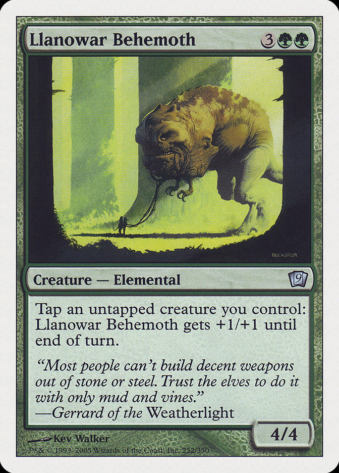 Llanowar Behemoth 252 (9th Edition)  | Good Games Adelaide SA