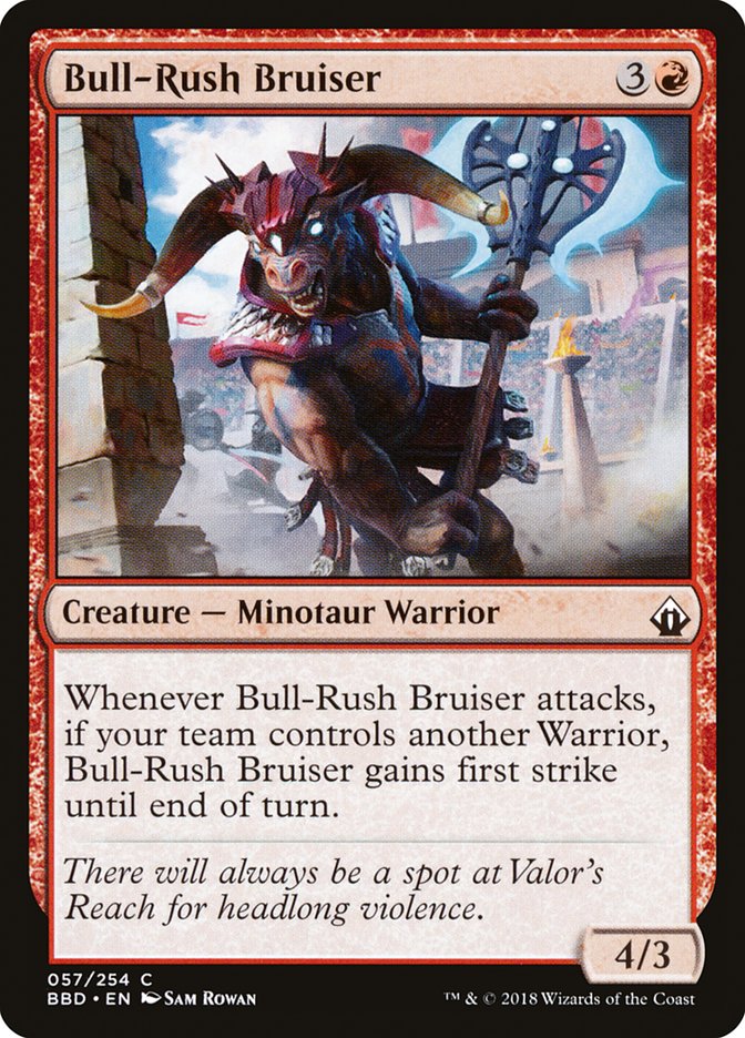 Bull-Rush Bruiser 57 (Battlebond)  - Foil | Good Games Adelaide SA