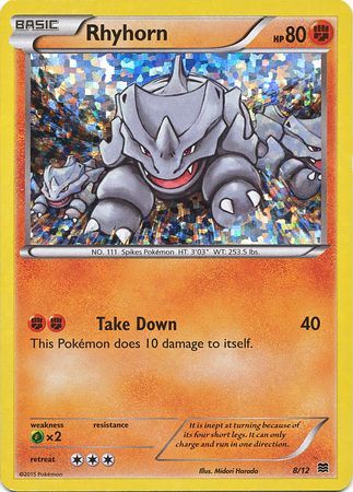 Rhyhorn (8/12) [McDonald's Promos: 2015 Collection] | Good Games Adelaide SA