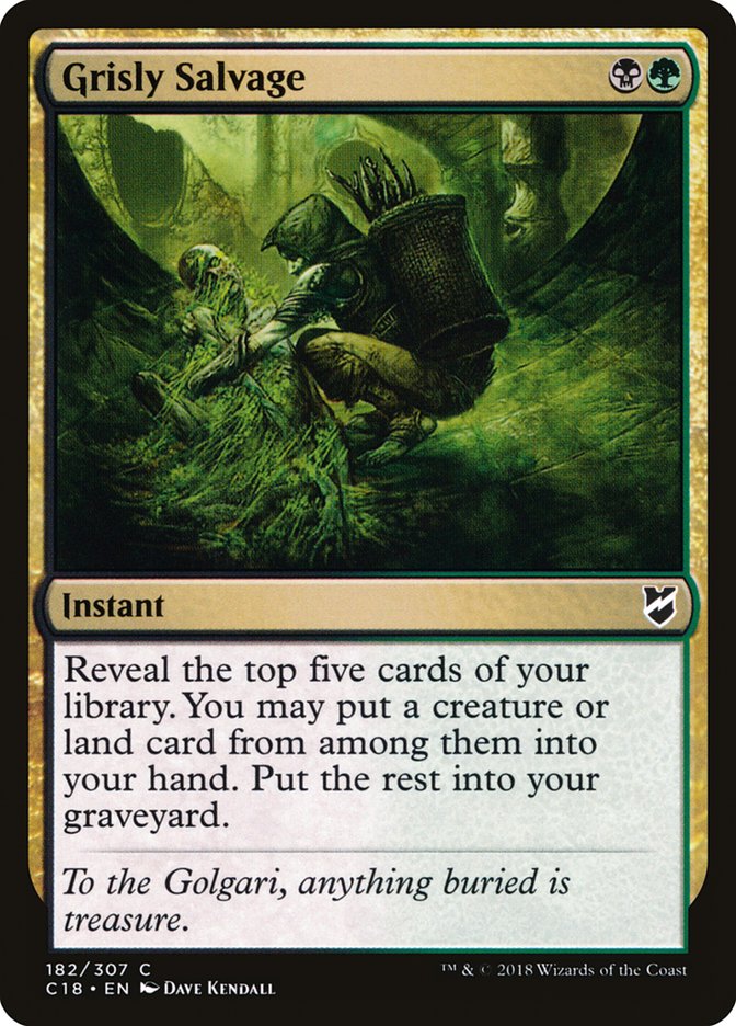 Grisly Salvage [Commander 2018] | Good Games Adelaide SA