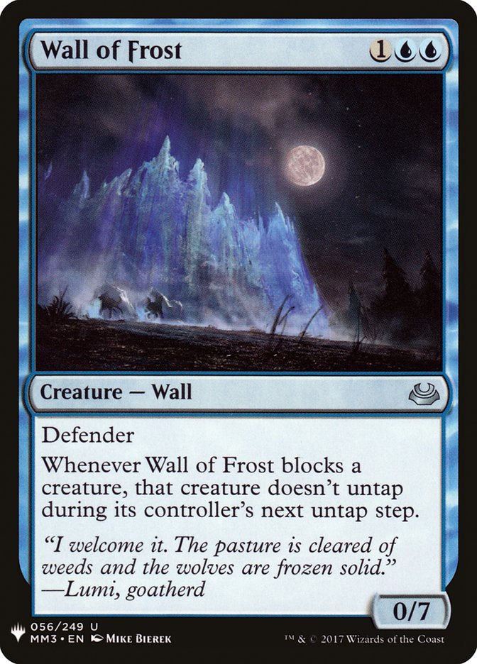 Wall of Frost [Mystery Booster] | Good Games Adelaide SA