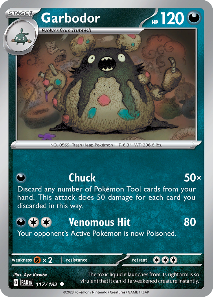 Garbodor (117/182) [Scarlet & Violet: Paradox Rift] | Good Games Adelaide SA