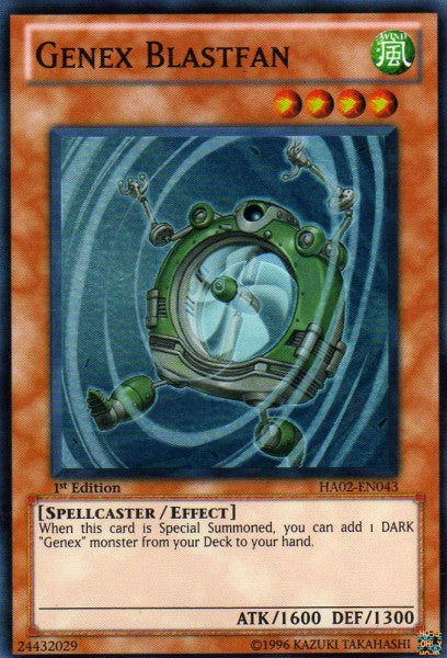 Genex Blastfan [HA02-EN043] Super Rare | Good Games Adelaide SA