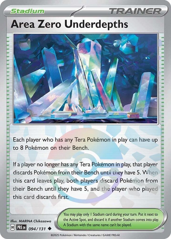 Area Zero Underdepths (094/131) (Poke Ball Pattern) [Scarlet & Violet: Prismatic Evolutions] | Good Games Adelaide SA