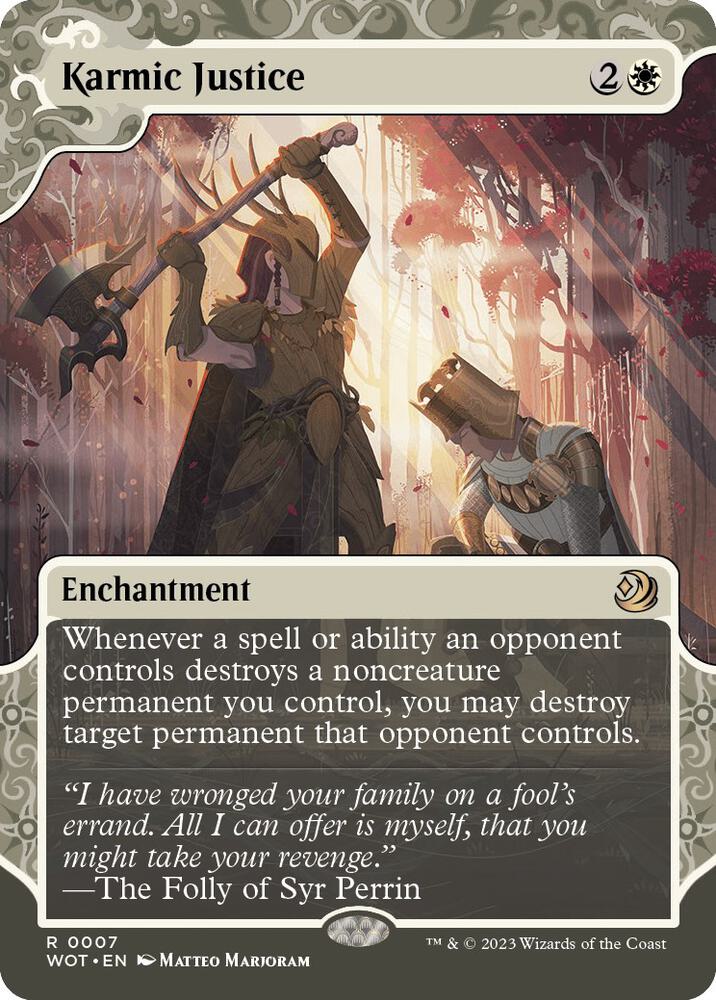 Karmic Justice 7 (Wilds of Eldraine: Enchanting Tales)  | Good Games Adelaide SA