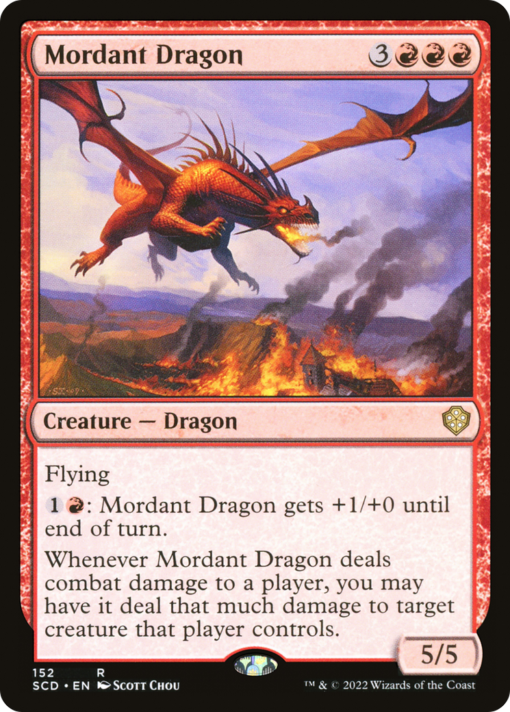 Mordant Dragon [Starter Commander Decks] | Good Games Adelaide SA