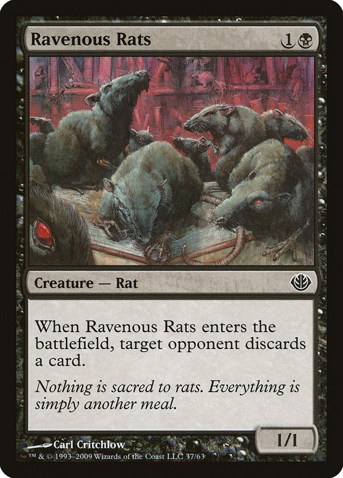 Ravenous Rats [Duel Decks: Garruk vs. Liliana] | Good Games Adelaide SA