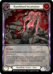 Runeblood Incantation (Yellow) [EVR108] (Everfest)  1st Edition Extended Art Rainbow Foil | Good Games Adelaide SA