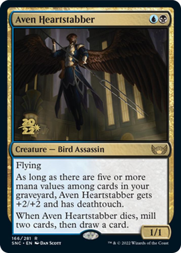 Aven Heartstabber 166 (Prerelease Cards)  - PreRelease Foil | Good Games Adelaide SA