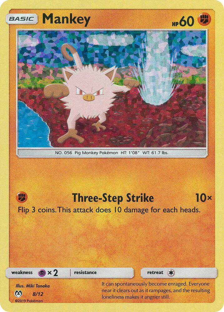 Mankey 8 12 008/012 (McDonald's Promos 2019)  - Holofoil | Good Games Adelaide SA