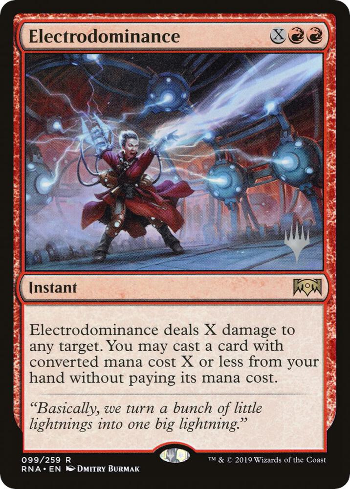 Electrodominance 99 (Promo Pack: Throne of Eldraine)  - Foil | Good Games Adelaide SA