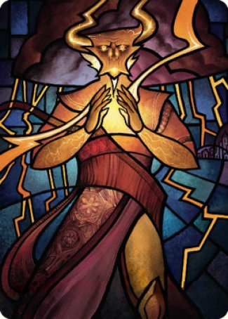 Najal, the Storm Runner Art Card [Dominaria United Art Series] | Good Games Adelaide SA