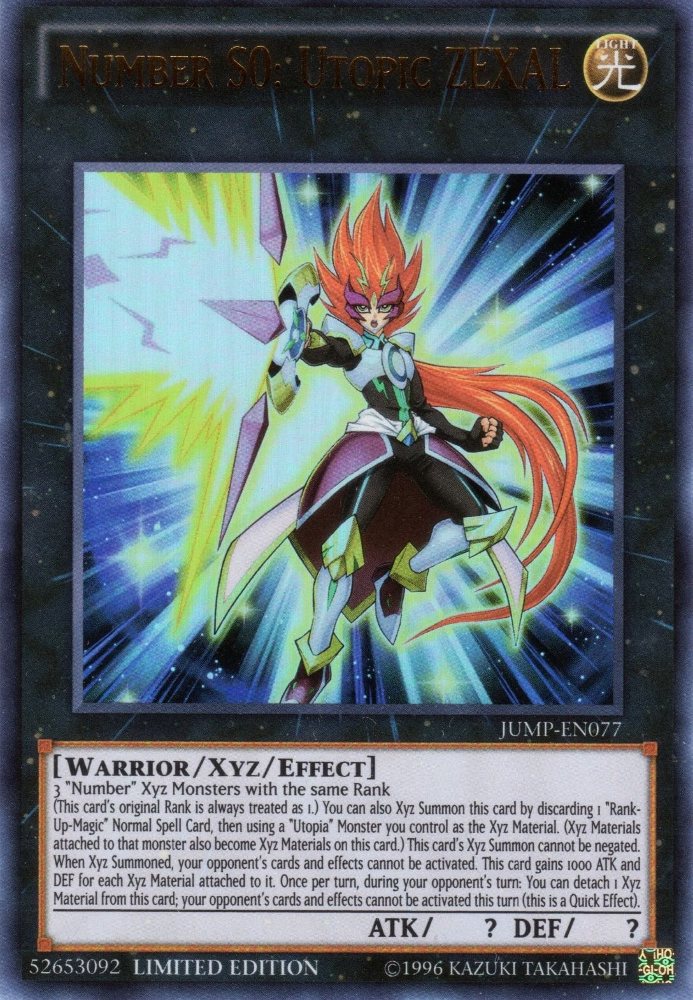 Number S0: Utopic ZEXAL [JUMP-EN077] Ultra Rare | Good Games Adelaide SA