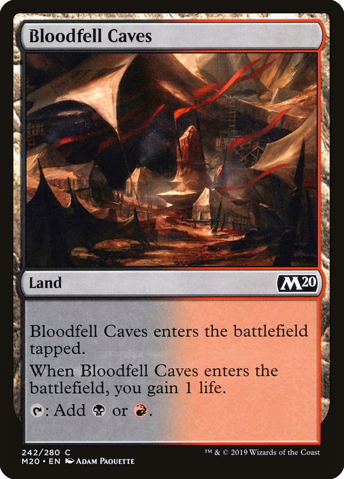 Bloodfell Caves [Core Set 2020] | Good Games Adelaide SA