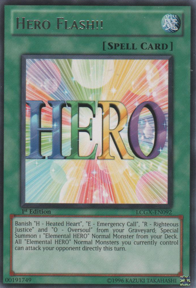 Hero Flash!! [LCGX-EN092] Rare | Good Games Adelaide SA