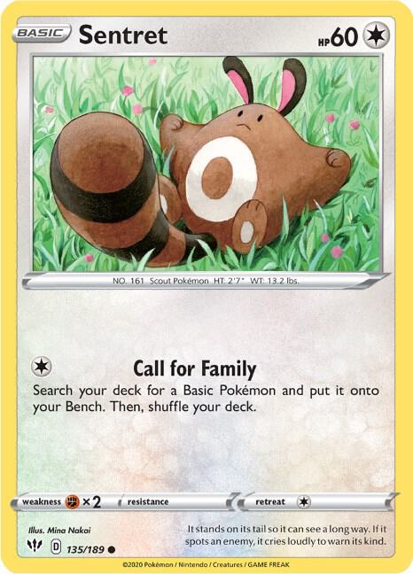 Sentret 135/189 (SWSH03: Darkness Ablaze)  | Good Games Adelaide SA