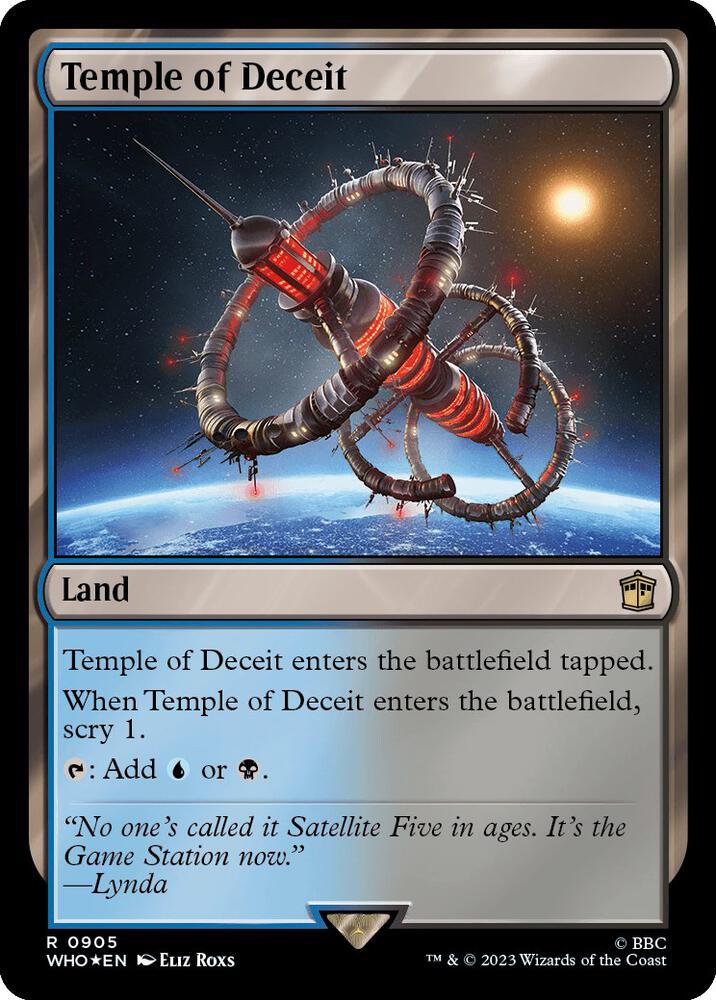Temple of Deceit 905 (Universes Beyond: Doctor Who)  - Foil | Good Games Adelaide SA