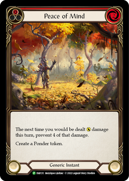 Peace of Mind [FAB131] (Promo)  Rainbow Foil | Good Games Adelaide SA