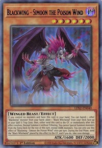 Blackwing - Simoon the Poison Wind (Purple) [LDS2-EN040] Ultra Rare | Good Games Adelaide SA