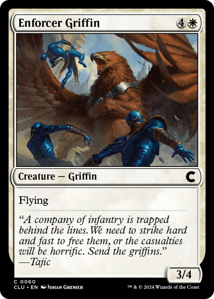 Enforcer Griffin [Ravnica: Clue Edition] | Good Games Adelaide SA
