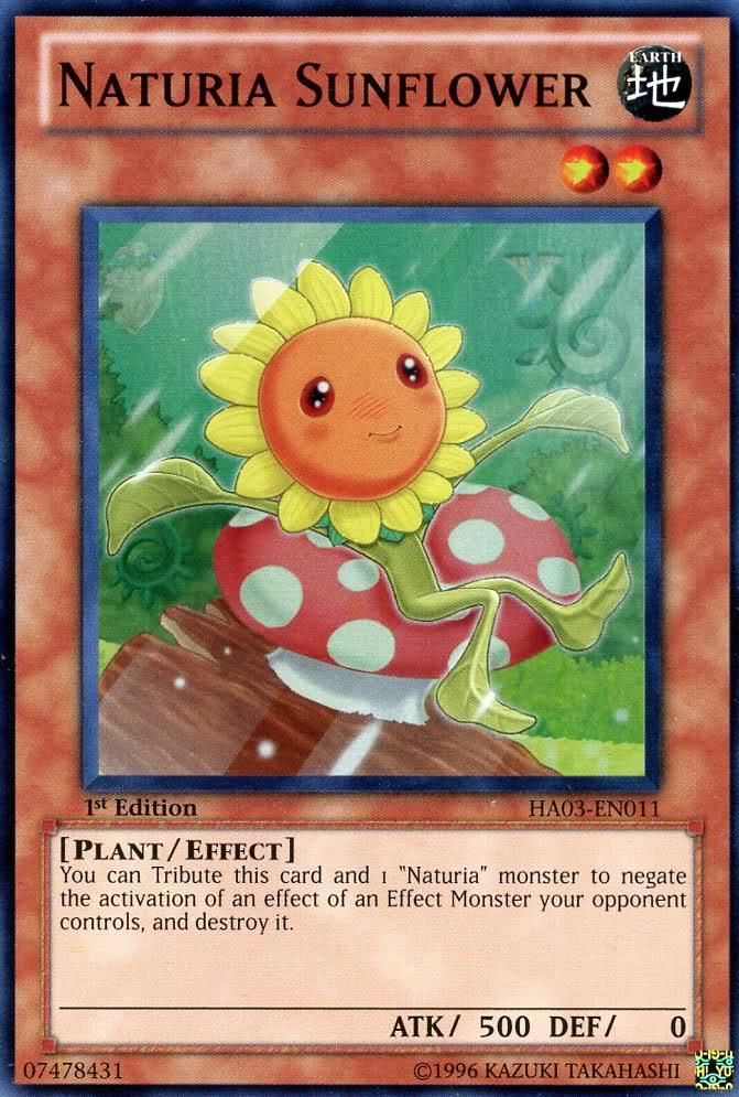 Naturia Sunflower [HA03-EN011] Super Rare | Good Games Adelaide SA