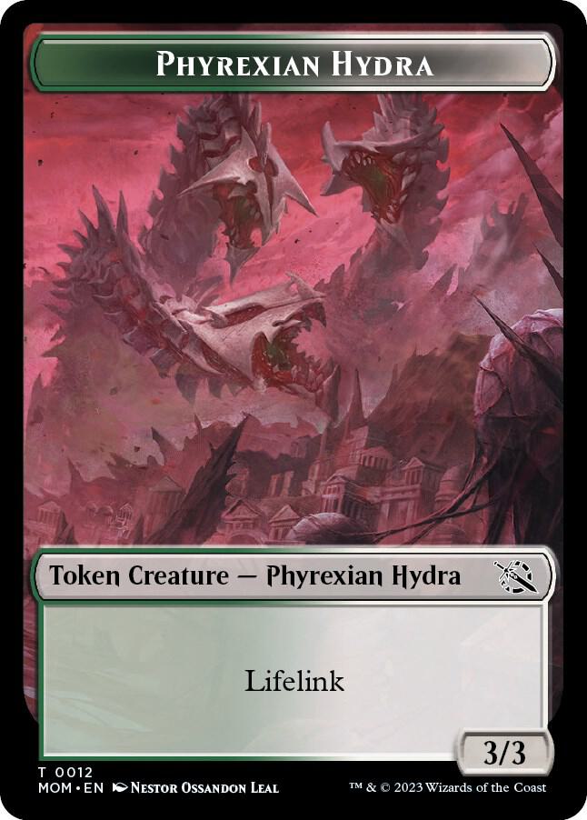 Phyrexian Hydra Token 0012 12 (March of the Machine)  | Good Games Adelaide SA