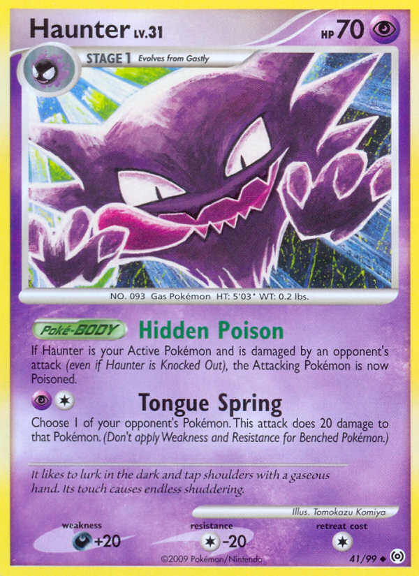 Haunter (41/99) [Platinum: Arceus] | Good Games Adelaide SA