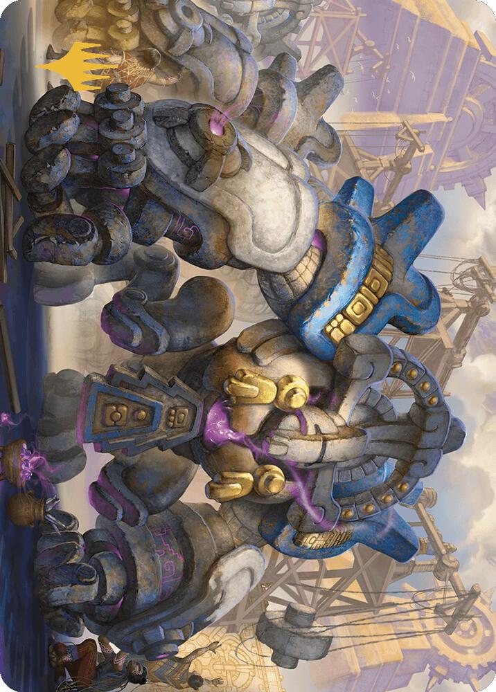 Masters Manufactory Art Card Gold Stamped Planeswalker Symbol 34 (Art Series: The Lost Caverns of Ixalan)  | Good Games Adelaide SA