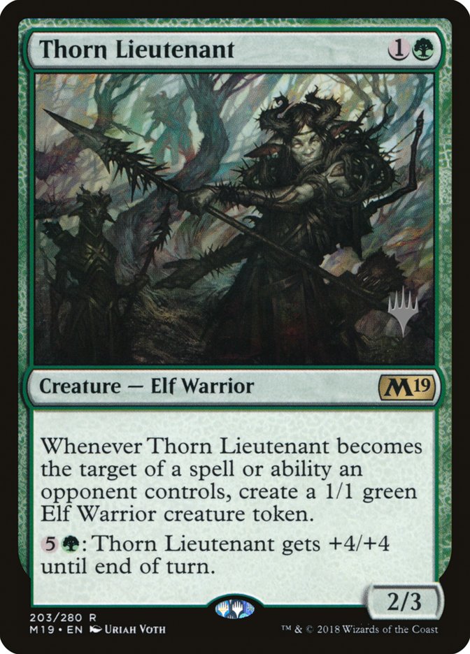 Thorn Lieutenant [Core Set 2019 Promos] | Good Games Adelaide SA