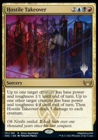 Hostile Takeover (Promo Pack) [Streets of New Capenna Promos] | Good Games Adelaide SA