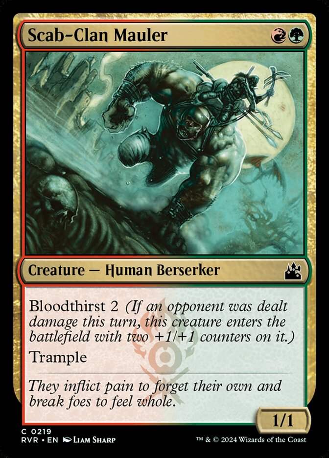 Scab-Clan Mauler 219 (Ravnica Remastered)  - Foil | Good Games Adelaide SA