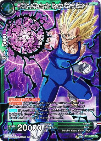 Prince of Destruction Vegeta, Prideful Warrior [BT11-066] | Good Games Adelaide SA