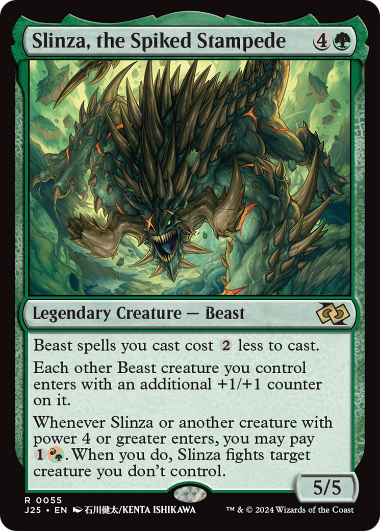 Slinza, the Spiked Stampede [Foundations Jumpstart] | Good Games Adelaide SA
