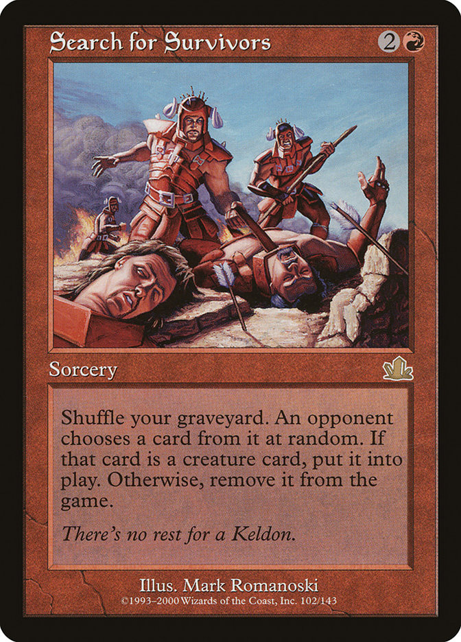 Search for Survivors 102 (Prophecy)  - Foil | Good Games Adelaide SA