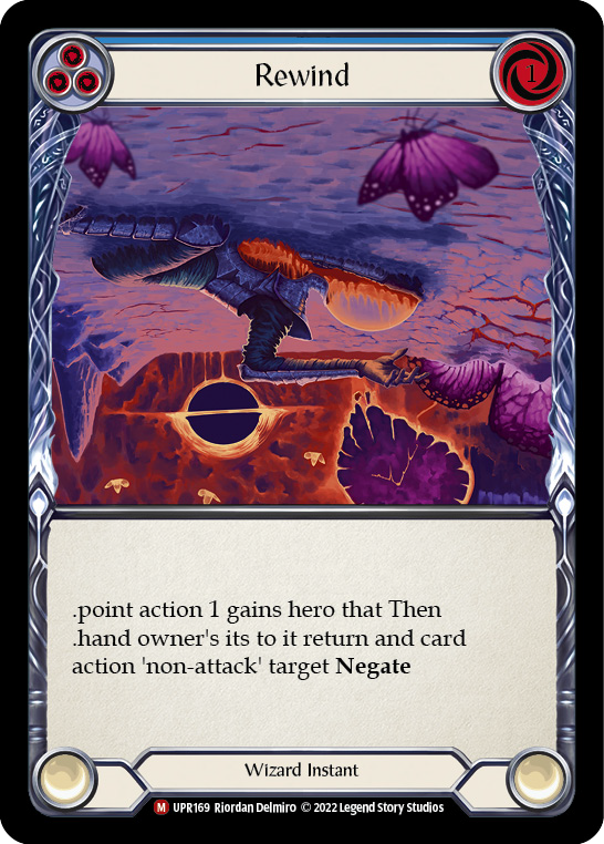 Rewind (Alternate Art) [UPR169] (Uprising)  Rainbow Foil | Good Games Adelaide SA