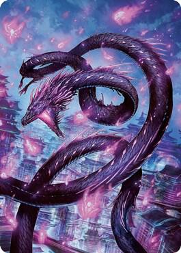 Junji the Midnight Sky Art Card 58 81 58 (Art Series: Kamigawa: Neon Dynasty)  | Good Games Adelaide SA