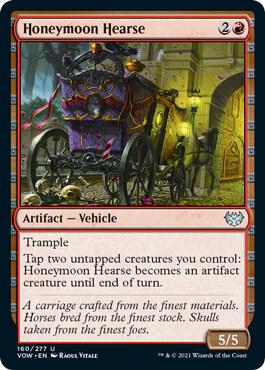 Honeymoon Hearse 160 (Innistrad: Crimson Vow)  - Foil | Good Games Adelaide SA