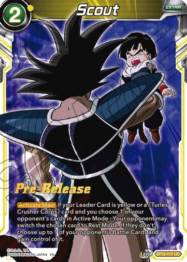 Scout (BT15-117) [Saiyan Showdown Prerelease Promos] | Good Games Adelaide SA