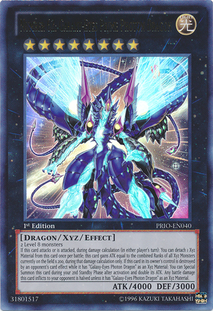 Number 62: Galaxy-Eyes Prime Photon Dragon [PRIO-EN040] Ultra Rare | Good Games Adelaide SA
