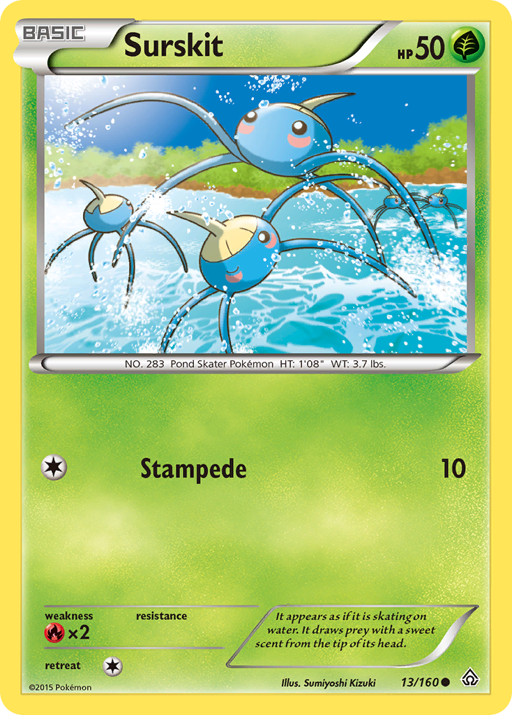Surskit (13/160) [XY: Primal Clash] | Good Games Adelaide SA