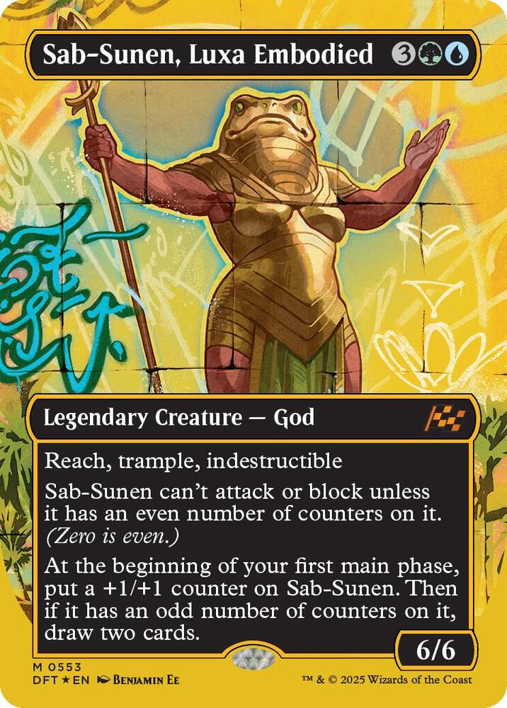 Sab-Sunen, Luxa Embodied 553 (Aetherdrift)  - Foil | Good Games Adelaide SA