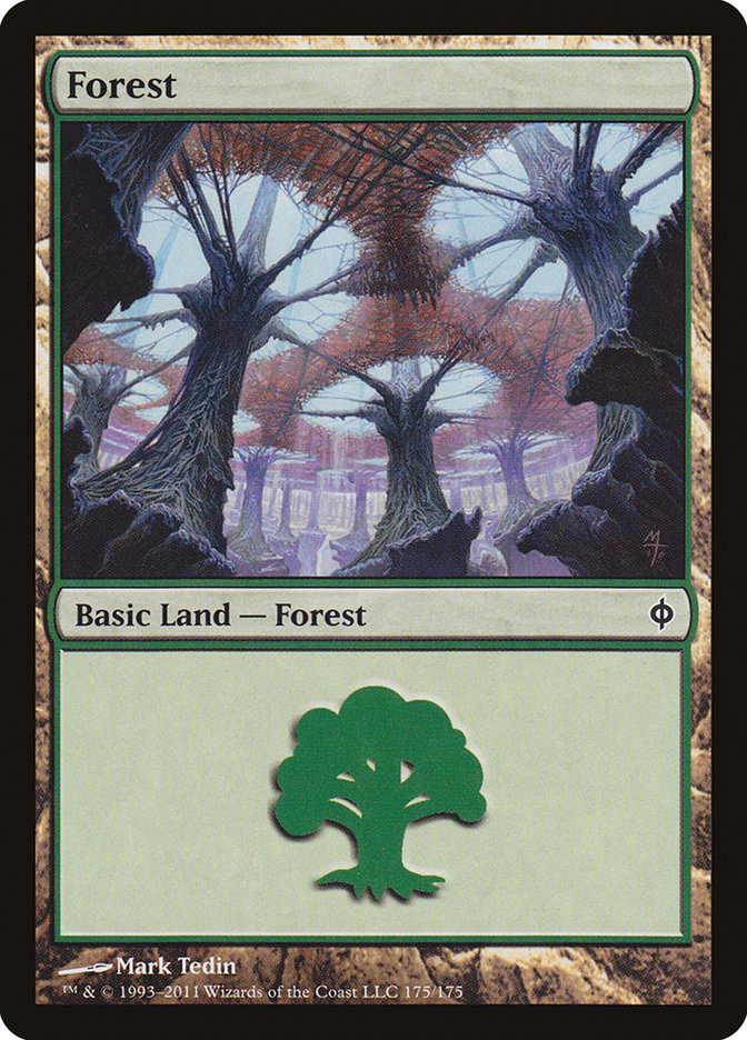 Forest (175) [New Phyrexia] | Good Games Adelaide SA